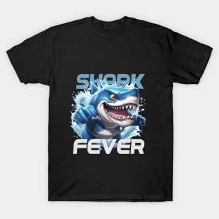 Shark Fever Splash Tee T-Shirt